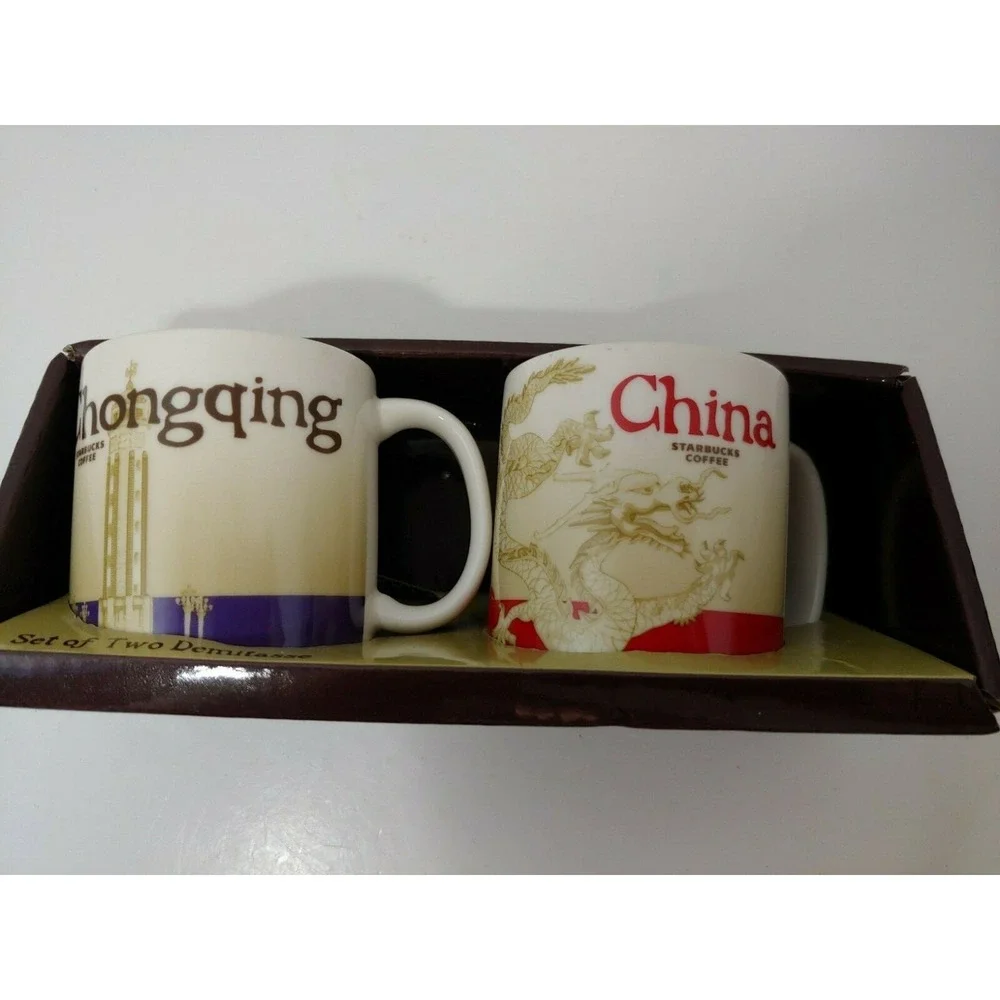 Starbucks Coffee Demitasse 3oz Espresso Cups China Chongqing Global mini mugs‎